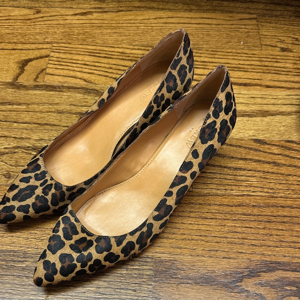 Leopard Print Women's short heel